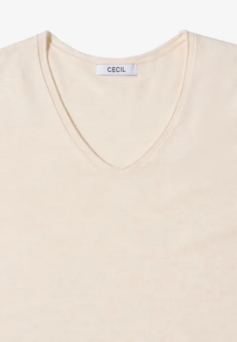 Kuscheliger Pullover oat milk beige melange