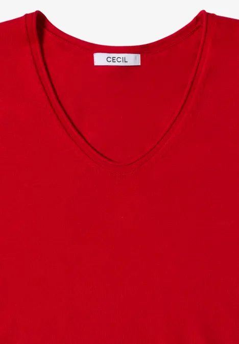 Kuscheliger Pullover fiery red