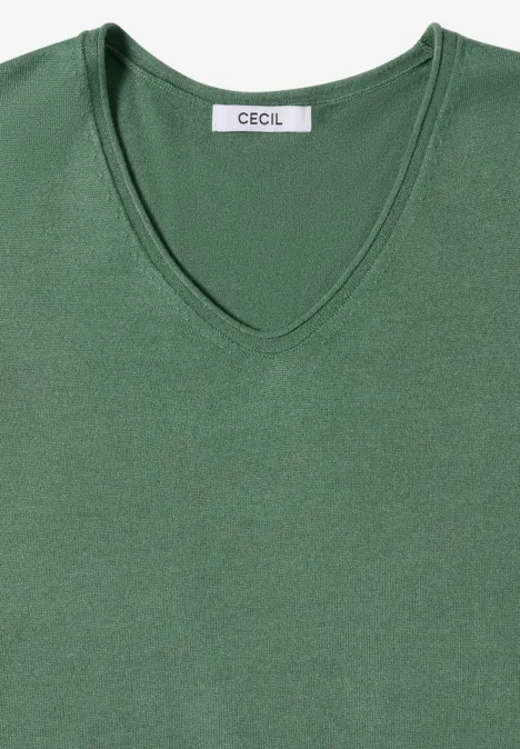 Kuscheliger Pullover highland green melange