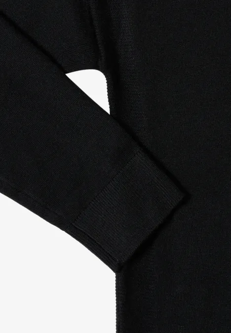 Pullover mit Strukturdetail Black