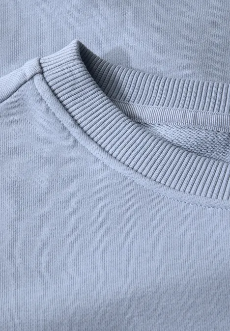 Rundhals Sweatshirt mountain blue