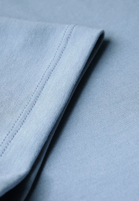 Kurzarmsweatshirt mountain blue