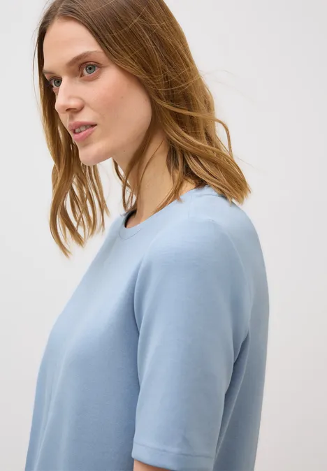 Kurzarmsweatshirt mountain blue