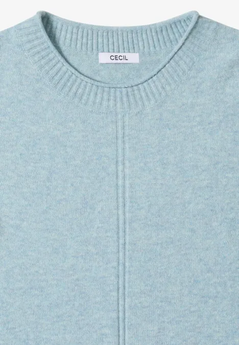 Kuscheliger Pullover faded blue melange