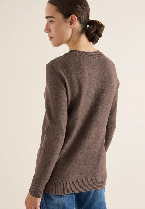 Sweter mushroom taupe melange