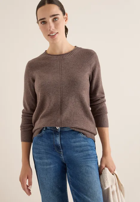 Sweter mushroom taupe melange