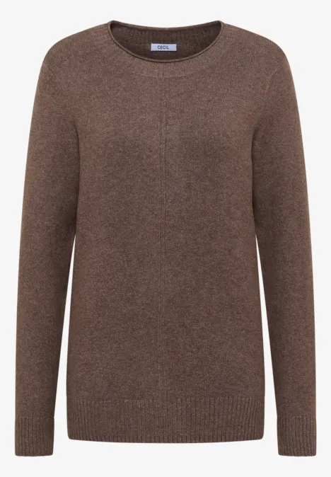 Sweter mushroom taupe melange