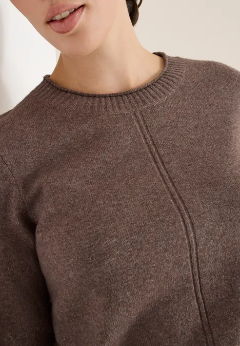 Sweter mushroom taupe melange
