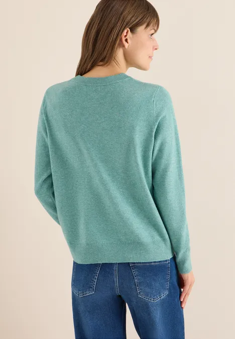 Kuscheliger Pullover conifere green melange