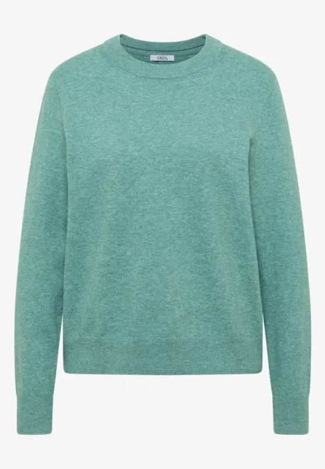 Kuscheliger Pullover conifere green melange