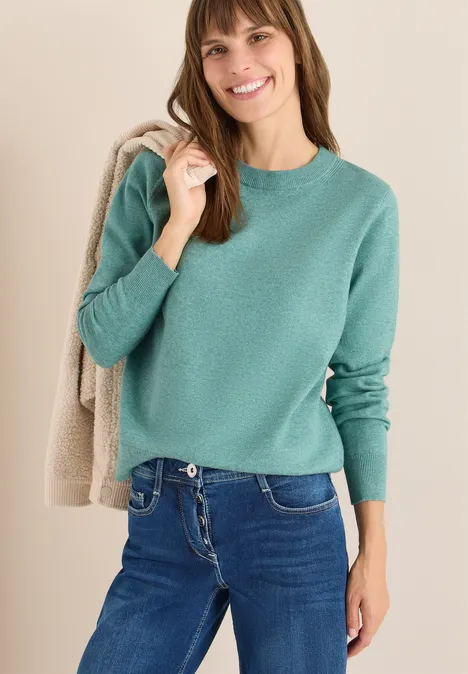 Kuscheliger Pullover conifere green melange
