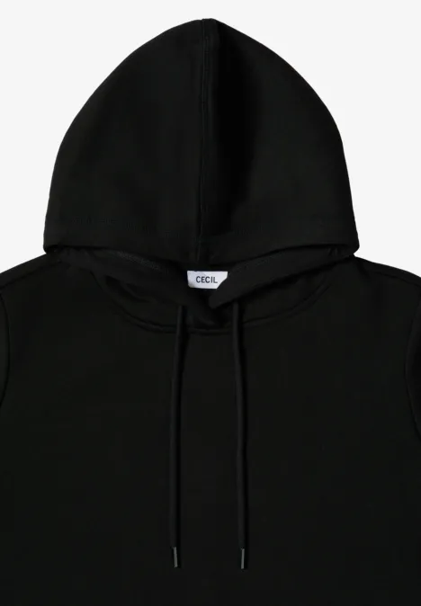 Kapuzensweatshirt Black