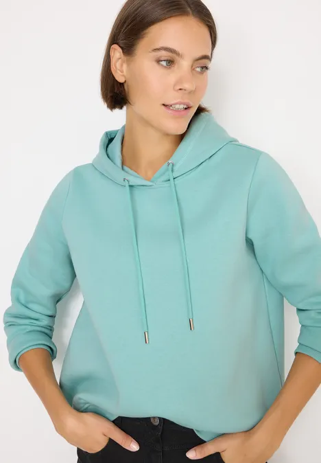 Sweat à capuche sea foam blue