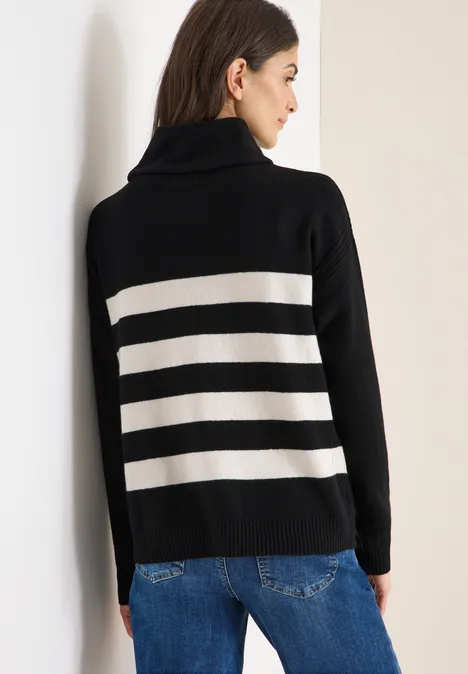 Softer Rollkragenpullover Black
