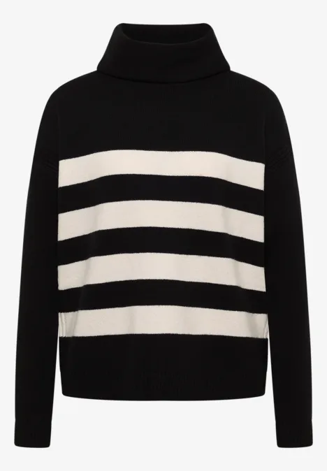 Softer Rollkragenpullover Black