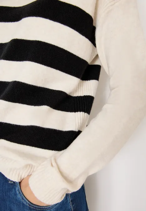 Softer Rollkragenpullover light greige melange