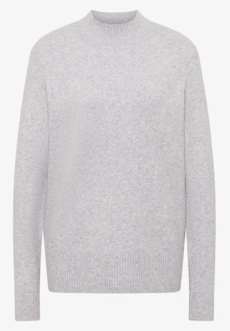 Cosy Turtleneck Pullover luna grey melange Cosy Turtleneck Pullover luna grey melange