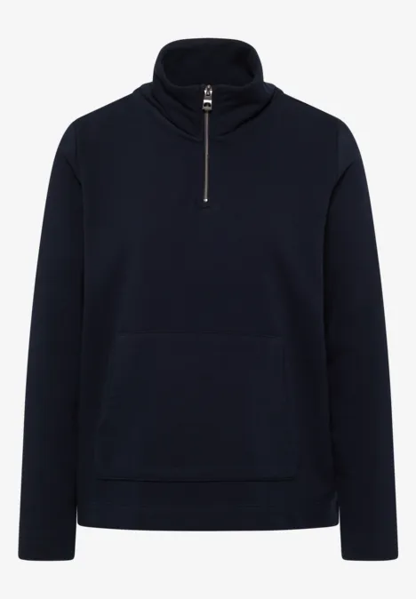 Sweatshirt mit Zipper urban dark blue