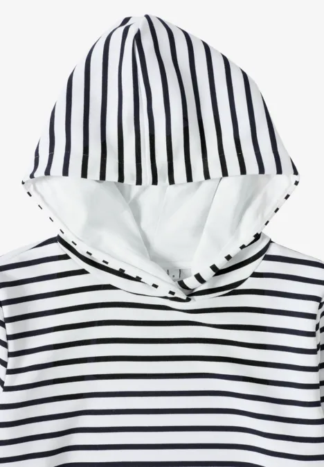 Gestreiftes Sweatshirt urban dark blue