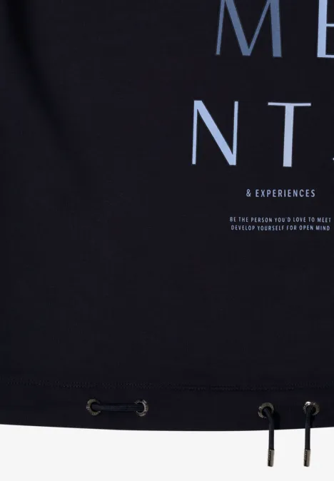 Sweatshirt mit Stickerei urban dark blue