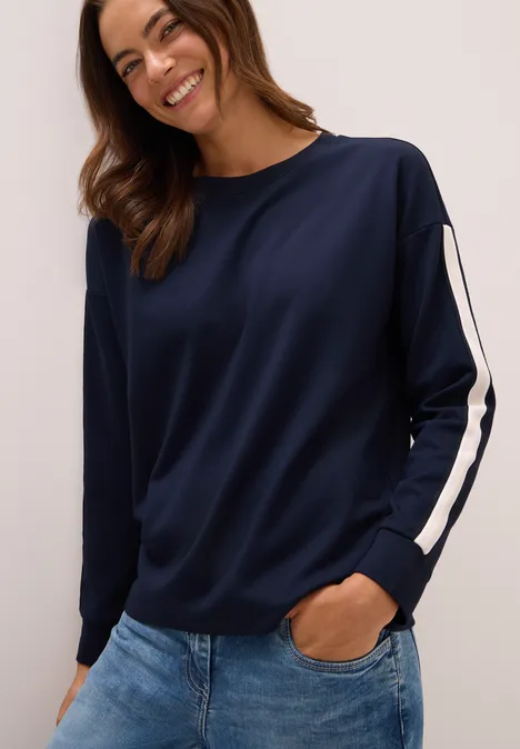 Sweater met streepjes urban dark blue