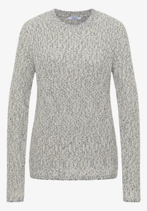 Gemusterter Strickpullover urban dark blue