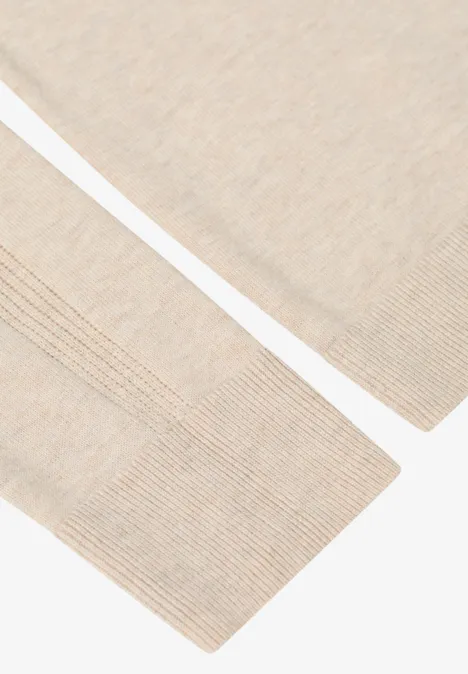 Basic Pullover egg beige melange Basic Pullover egg beige melange