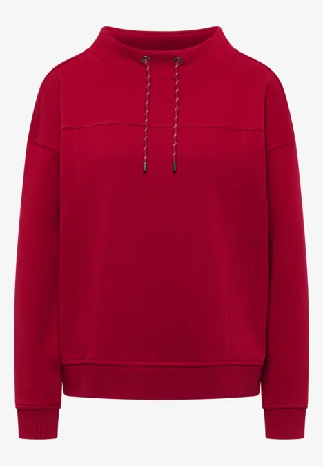 Funnelneck Sweatshirt beaujolais red