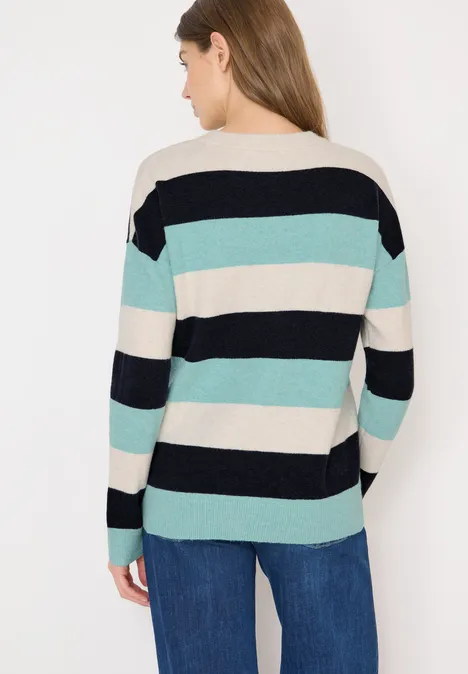 Gestreifter Pullover urban dark blue