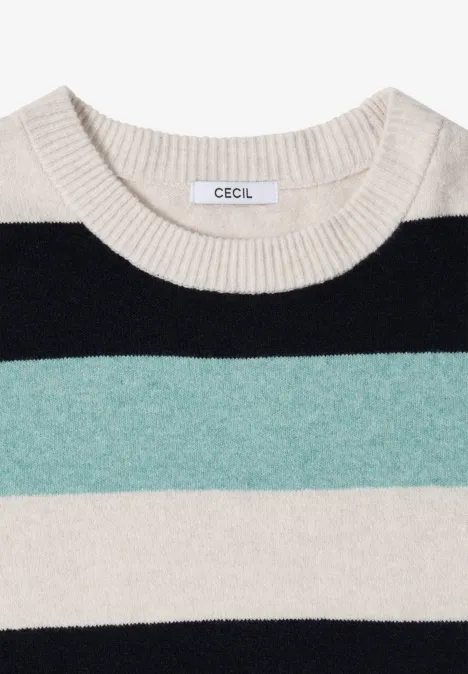 Gestreifter Pullover urban dark blue
