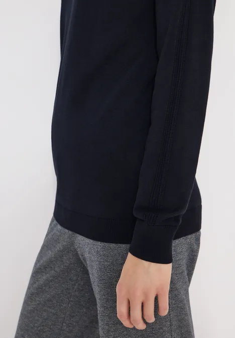 Pull-over en couleur unie universal blue
