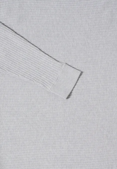 Cosy structuurmix Dolman luna grey melange Cosy structuurmix Dolman luna grey melange