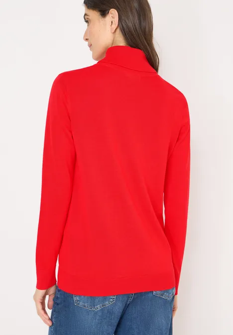 Pull à col roulé basique pumpkin orange Pull à col roulé basique pumpkin orange