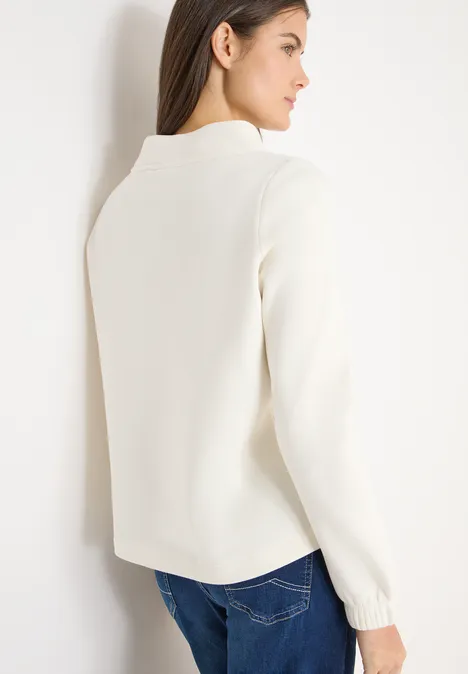 Funnelneck Sweatshirt creamy white Funnelneck Sweatshirt creamy white