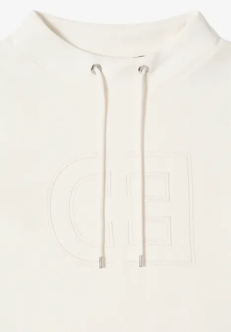 Funnelneck Sweatshirt creamy white Funnelneck Sweatshirt creamy white