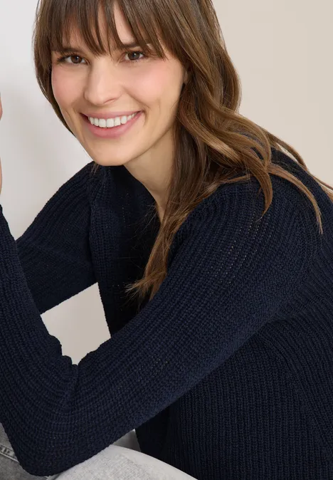 Trui met structuur universal blue Trui met structuur universal blue