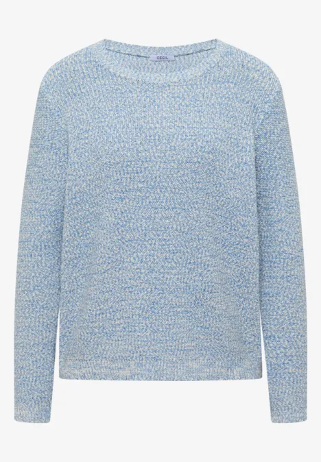 Space Dye Pullover cloud blue