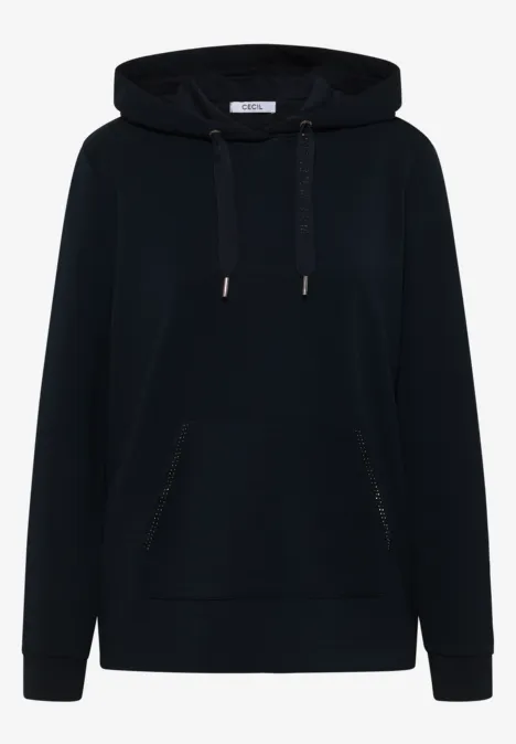 Hoodie Sweatshirt urban dark blue Hoodie Sweatshirt urban dark blue