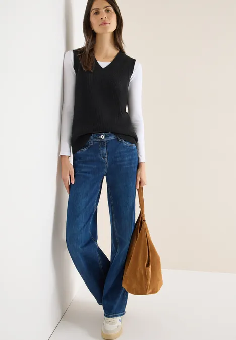 Kuscheliger Pullunder Black Kuscheliger Pullunder Black