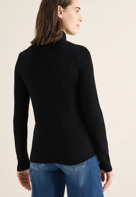 Trui in effen kleur Black Trui in effen kleur Black