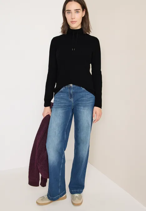 Trui in effen kleur Black Trui in effen kleur Black