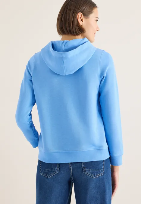 Hoodie mit Stickerei fountain blue Hoodie mit Stickerei fountain blue
