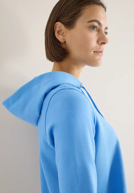 Hoodie mit Stickerei fountain blue Hoodie mit Stickerei fountain blue