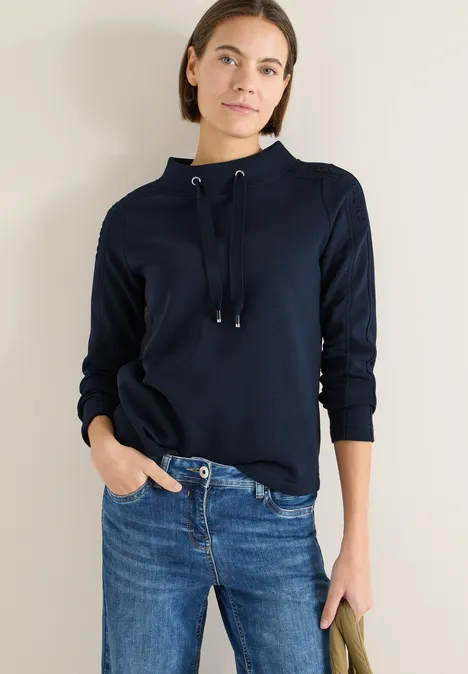 Sweatshirt mit Detail universal blue