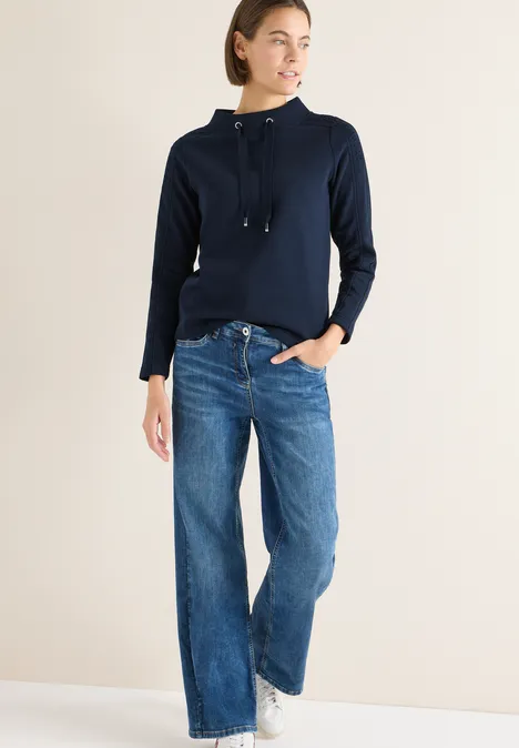 Sweatshirt mit Detail universal blue