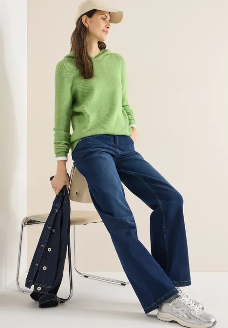 Softer Kapuzenpullover bamboo green melange Softer Kapuzenpullover bamboo green melange