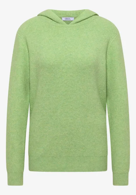 Softer Kapuzenpullover bamboo green melange Softer Kapuzenpullover bamboo green melange