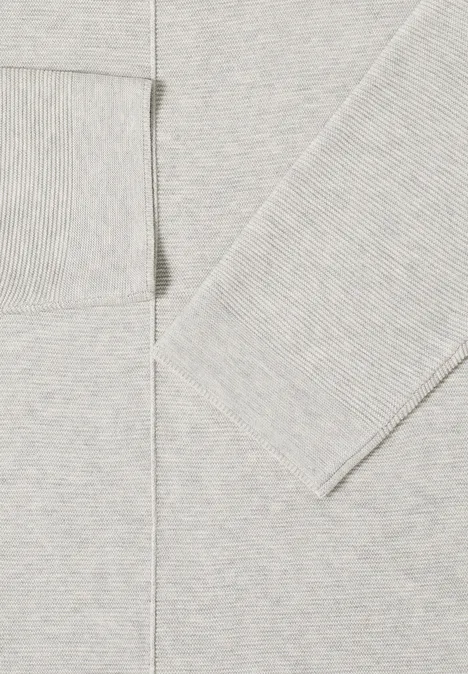 Strukturpullover milky grey melange Strukturpullover milky grey melange
