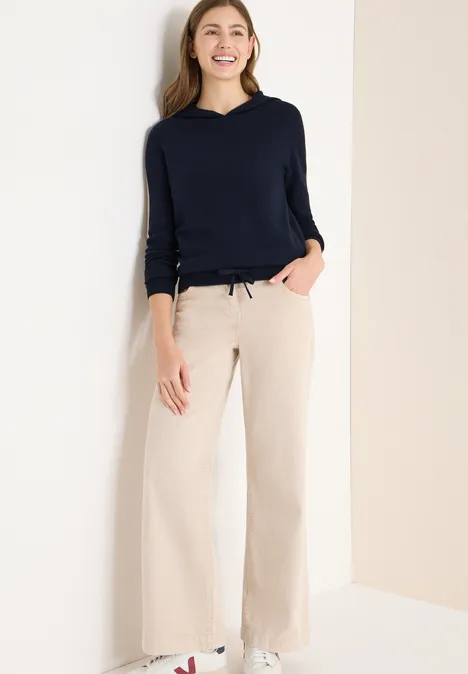 Hoodie mit Gallonstreifen universal blue