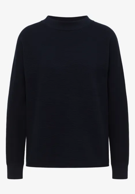 Pull-over structuré Dolman universal blue